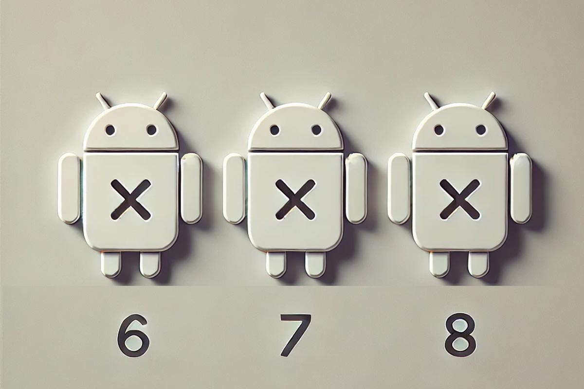 Android 6, 7 og 8