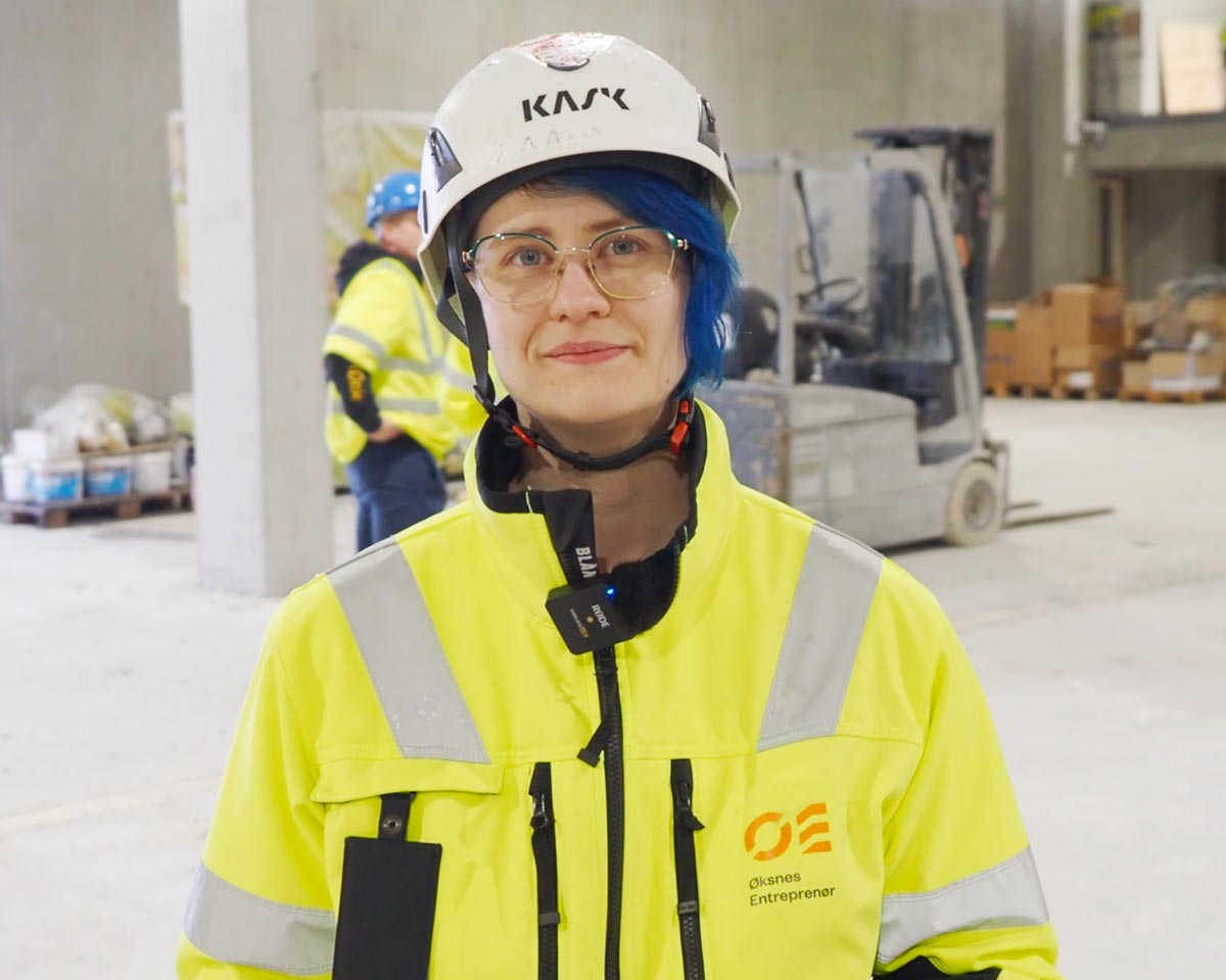 KS-leder Camilla Iren Sjaanesset i Øksnes Entreprenør
