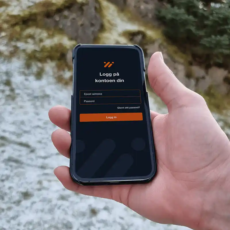 Egen app for brøytesjåførene