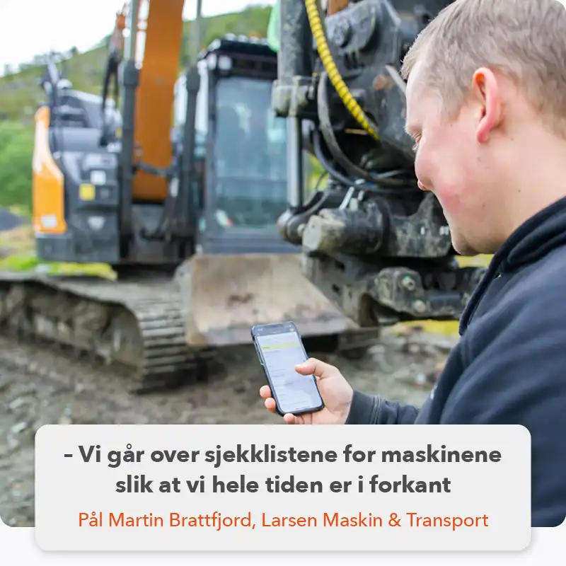 Få full kontroll på maskinparken din