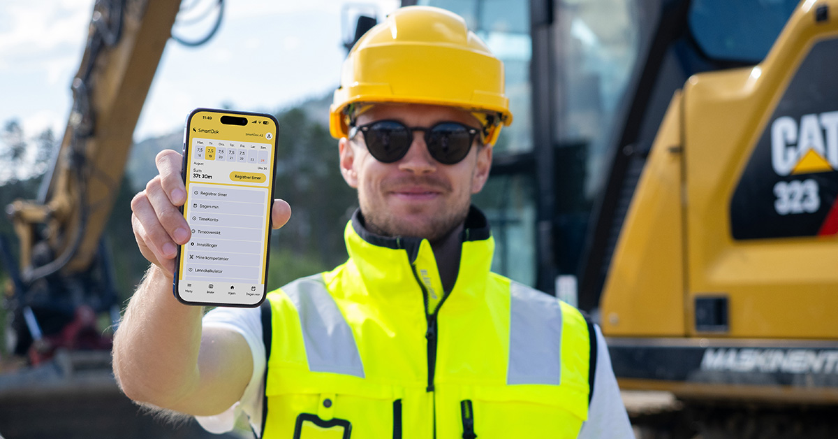 Magnus med den nye SmartDok-appen