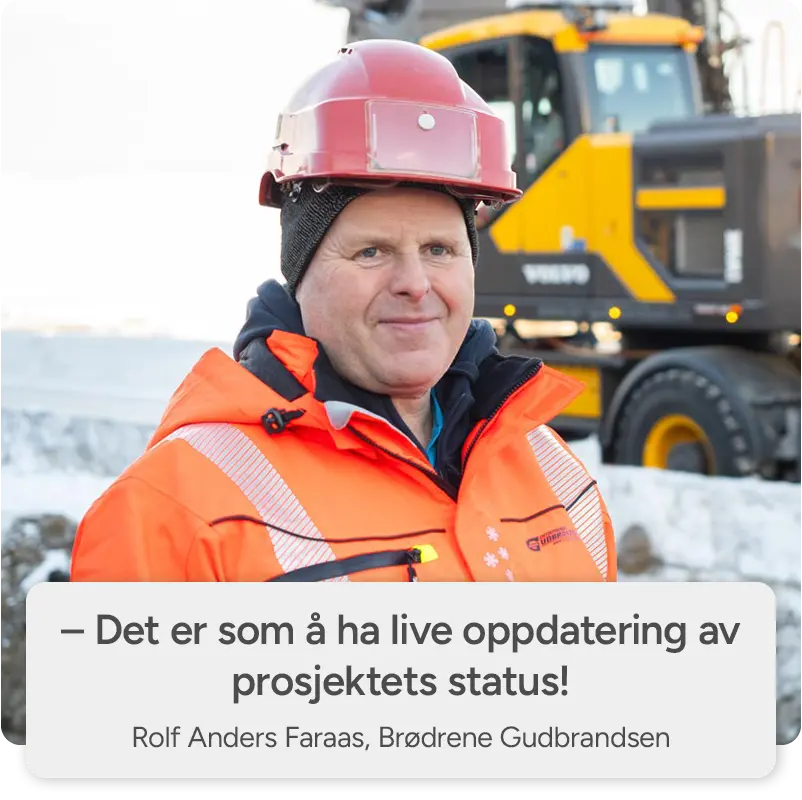 Effektiviteten i prosjektstyringen blir ytterligere forsterket gjennom integrasjonen mellom SmartDok og ProAdm