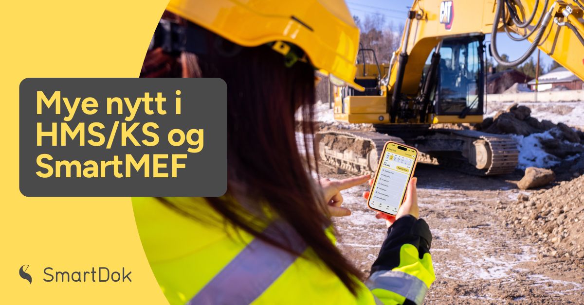 Nytt i HMS pakken i SmartDok