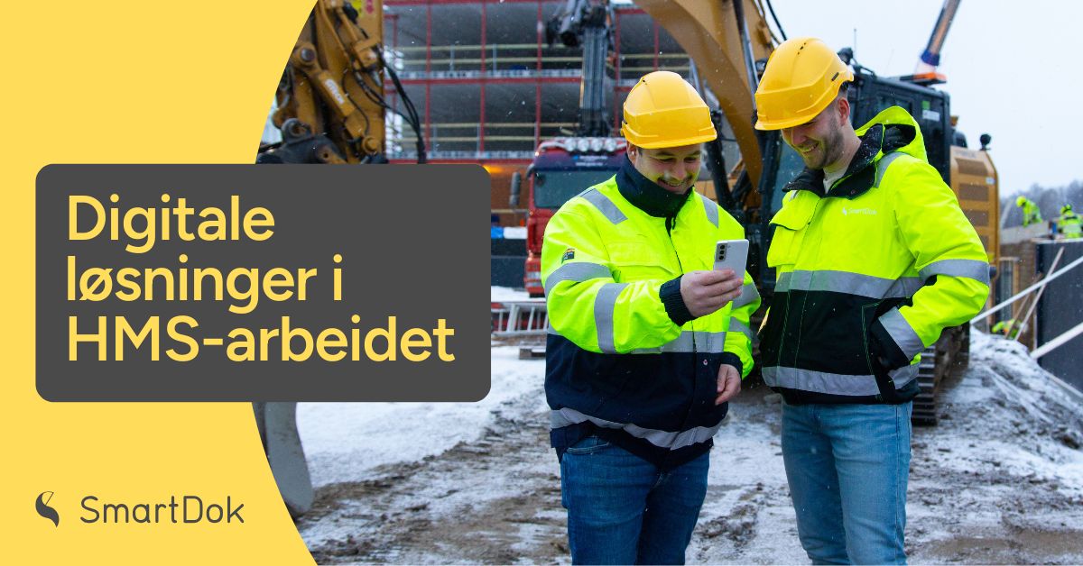 Hvilke digitale løsninger gjør HMS-arbeidet enklere for små entreprenører?