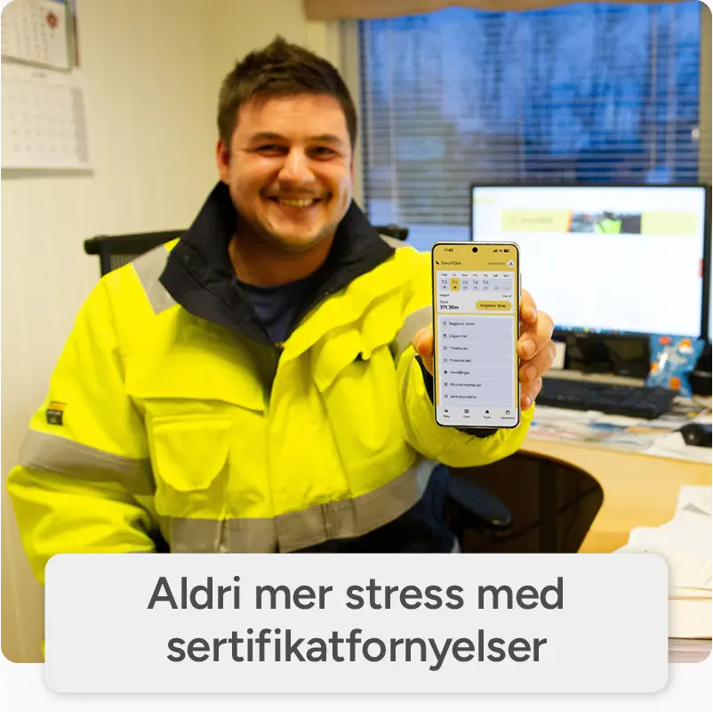 Aldri mer stress med sertifikatfornyelser!