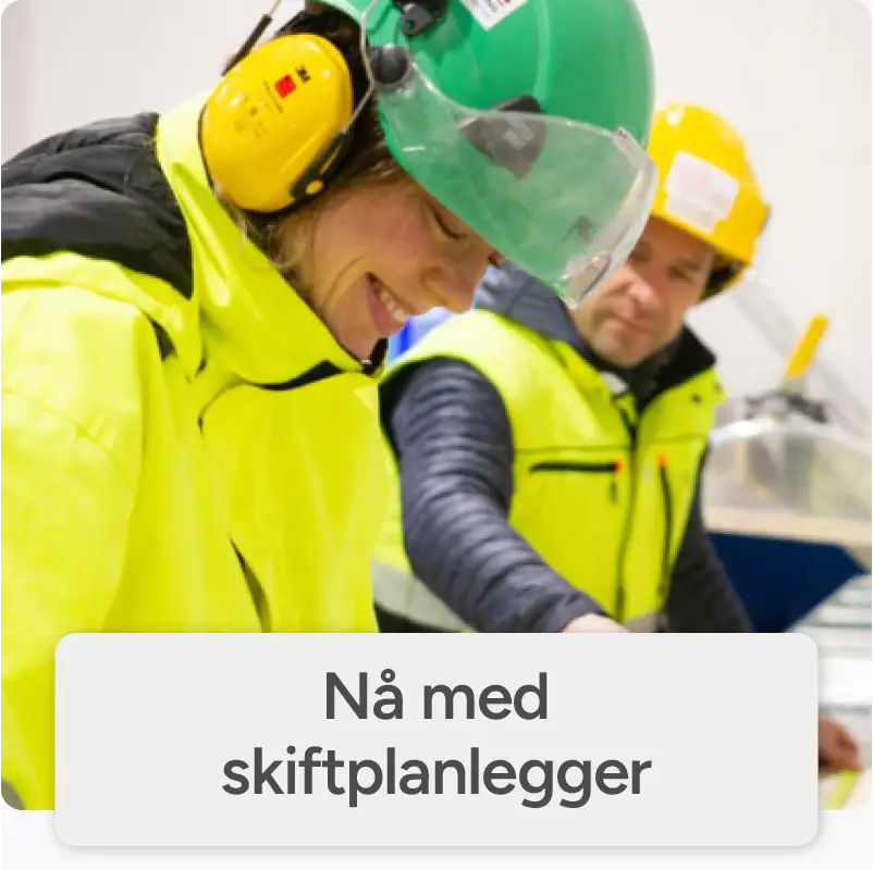 skiftplanlegger SmartDok Skiftplanlegger