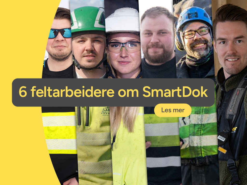 Verktøykassa i lomma: Seks proffer om hvorfor de velger SmartDok i felt