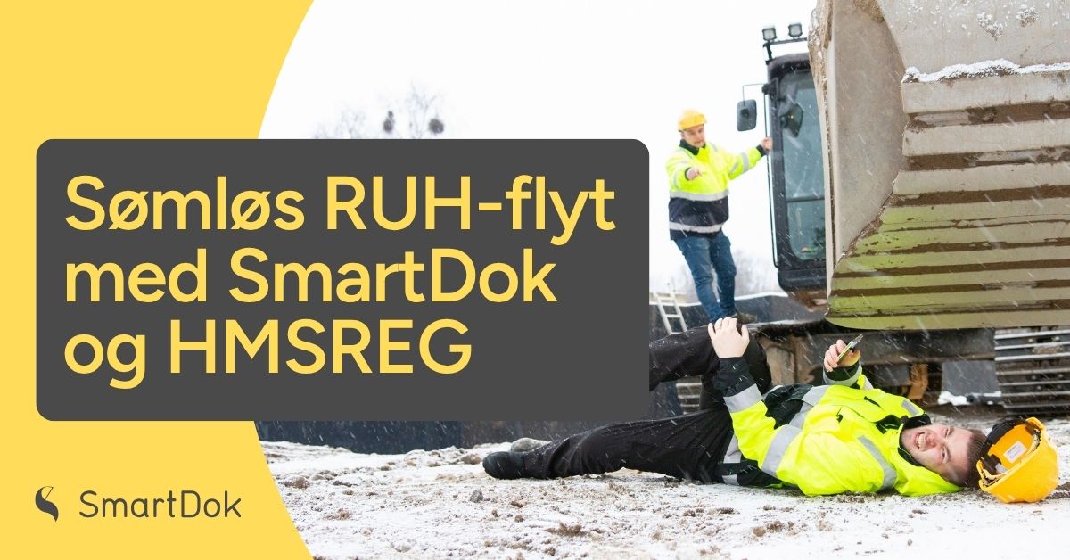 SmartDok og HMSREG har funnet tonen, slik at du kan bruke tiden din på anlegget i stedet for foran kontorskjermen.