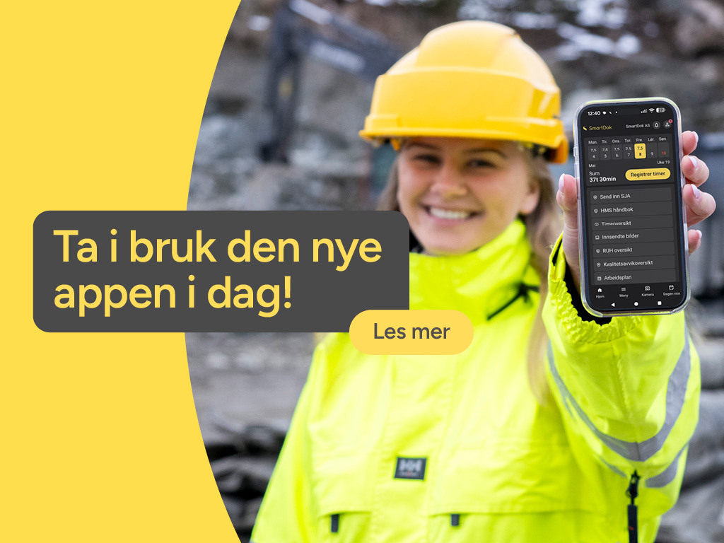 Ta i bruk den nye appen i dag!