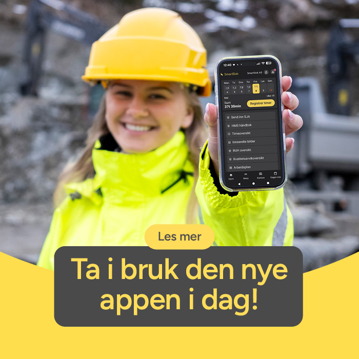 Ta i bruk den nye appen i dag