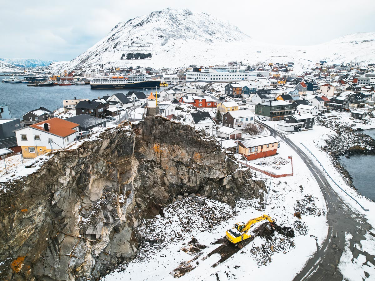 Graving i Honningsvåg
