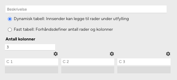 dynamisk_tabell SmartDok med dynamiske tabeller
