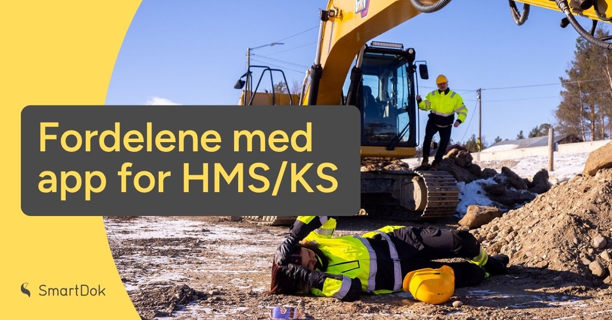 Fremtidens anleggsplass: Slik sikrer digitale verktøy full kontroll på HMS og KS