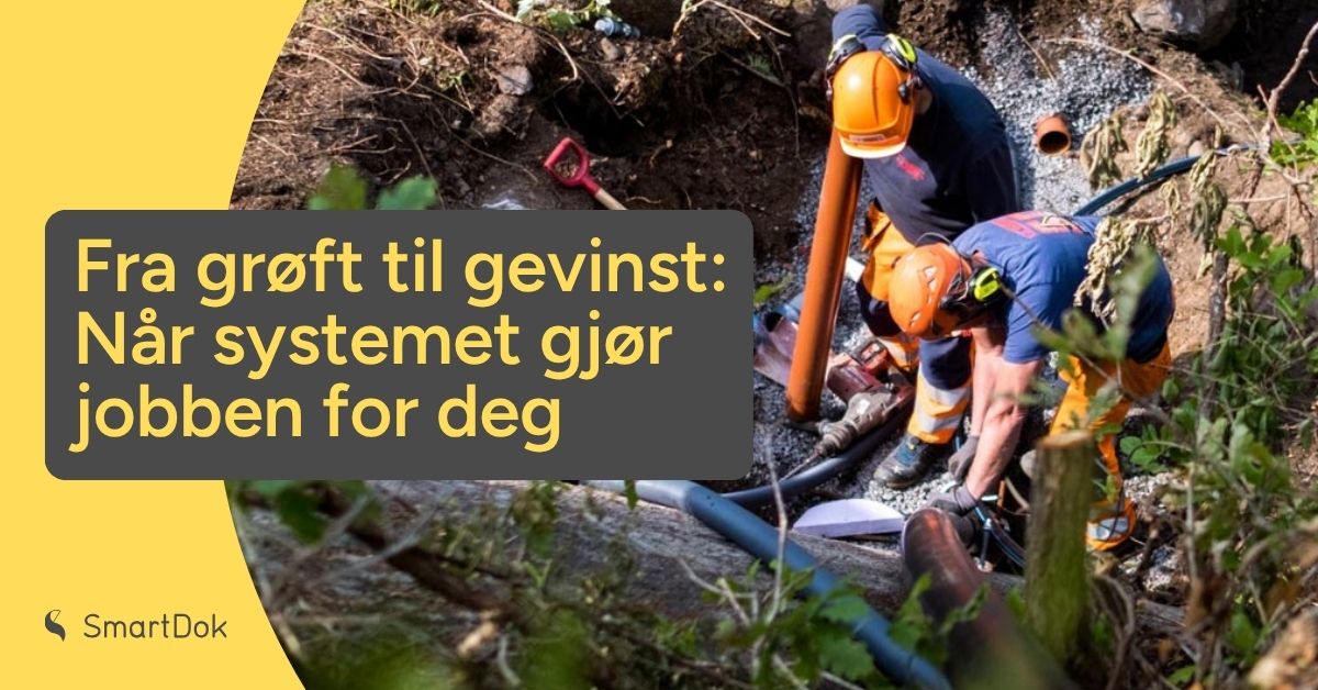 Digital timeregistrering for anlegg